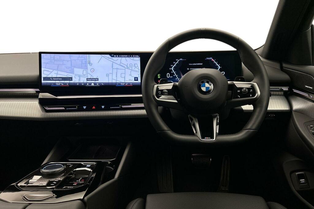 BMW 5 Series 520I M Sport Saloon Blue #5