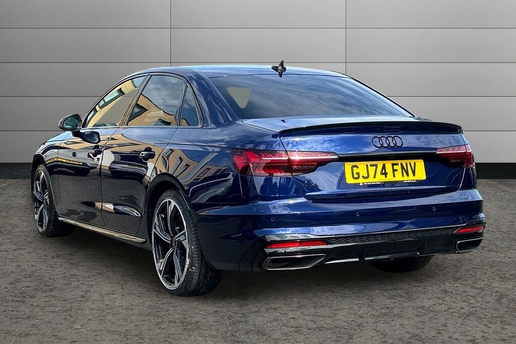 Audi A4 40 Tfsi 204 Black Edition S Tronic GJ74FNV Blue #3
