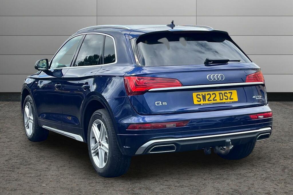 Audi Q5 40 Tdi Quattro S Line S Tronic SW22DSZ Blue #3
