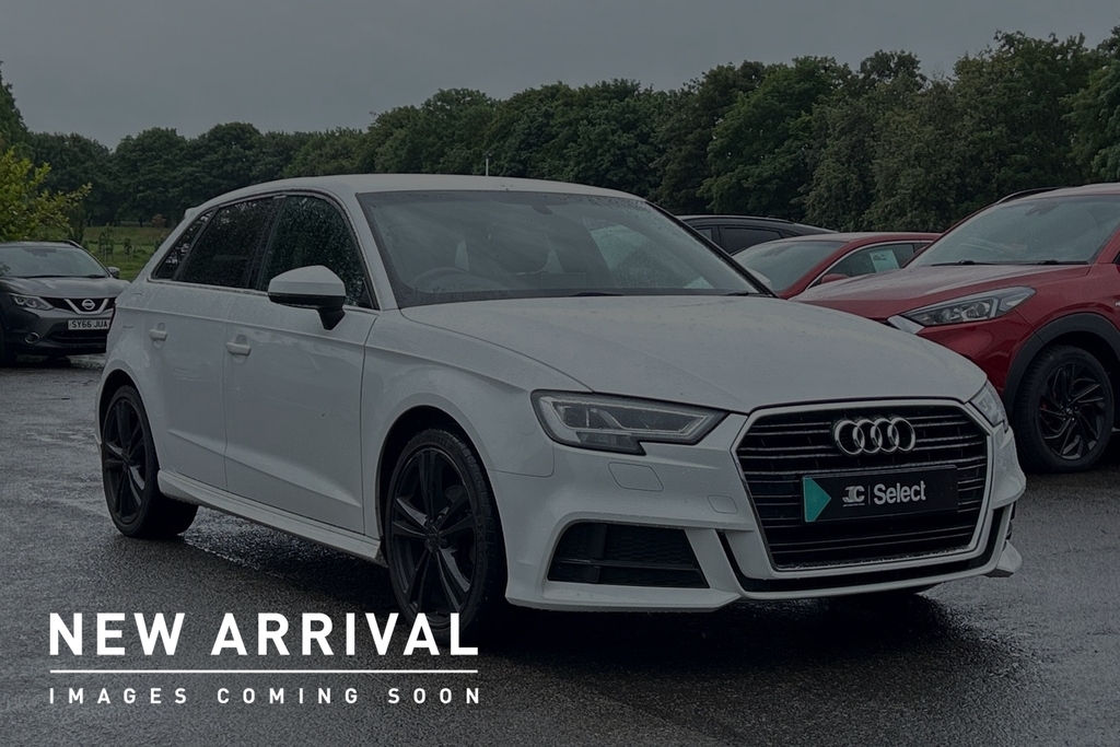 Audi A3 1.6 Tdi 30 S Line Sportback Euro 6 Ss White