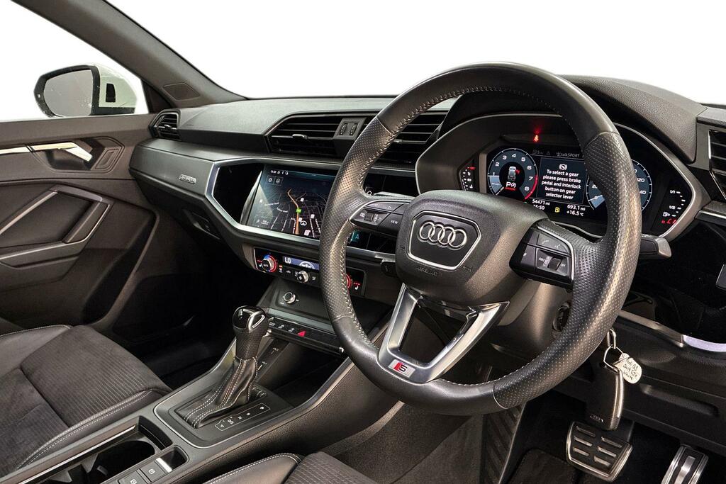 Audi Q3 40 Tfsi Quattro S Line S Tronic SW19GJX White #6