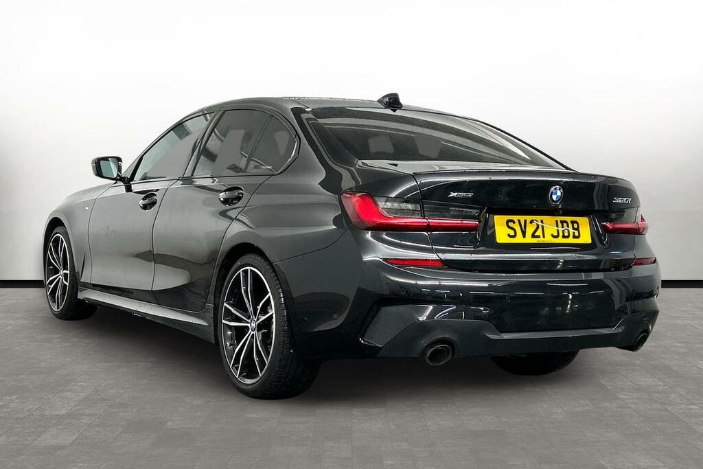 BMW 3 Series 320I Xdrive M Sport Saloon SV21JBB Black #2