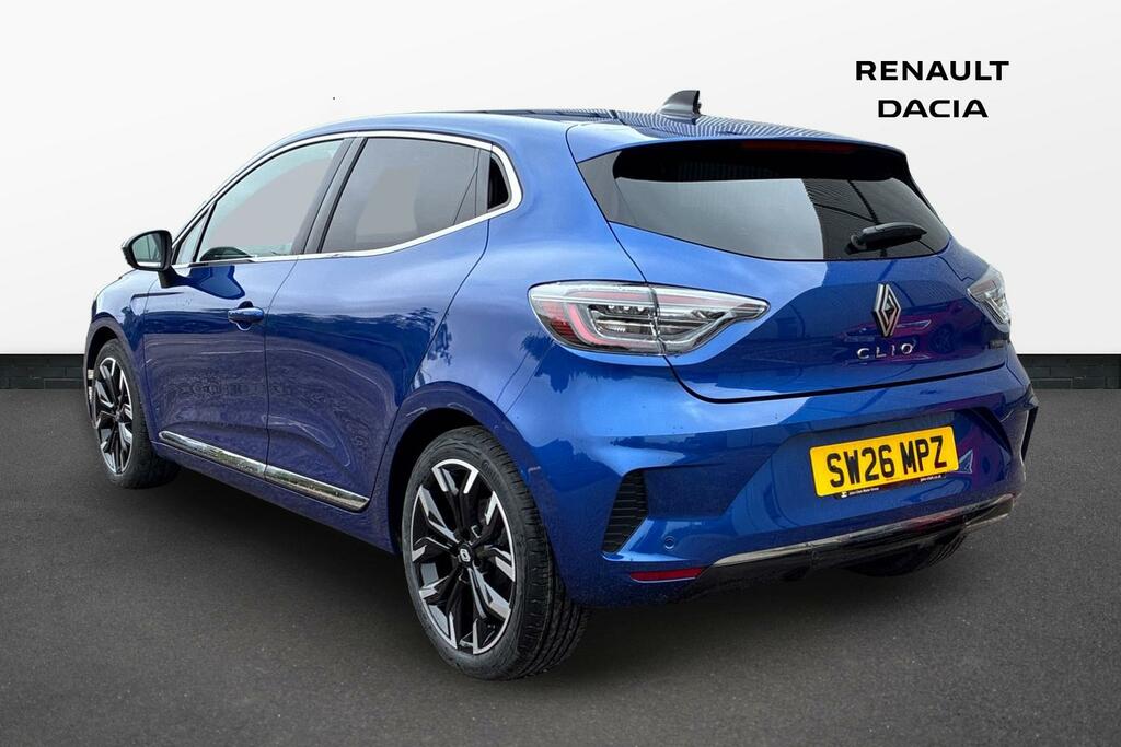 Renault Clio 1.6 E-tech Techno Hatchback Hybrid SW26MPZ Blue #3