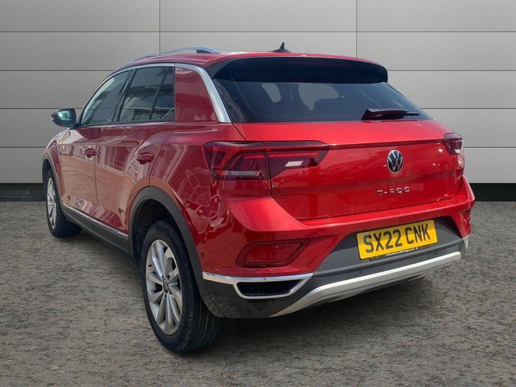 Volkswagen T-Roc 1.5 Tsi Style Dsg SX22CNK Red #3