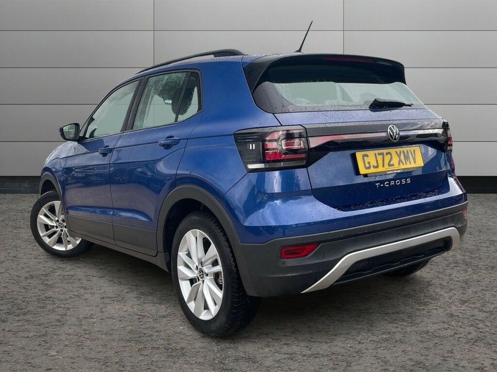 Volkswagen T-Cross 1.0 Tsi 110 Se Dsg Blue #3