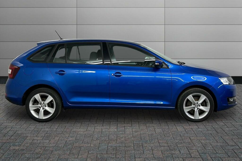 Skoda Rapid Spaceback 1.0 Tsi 110 Se Tech Blue #4