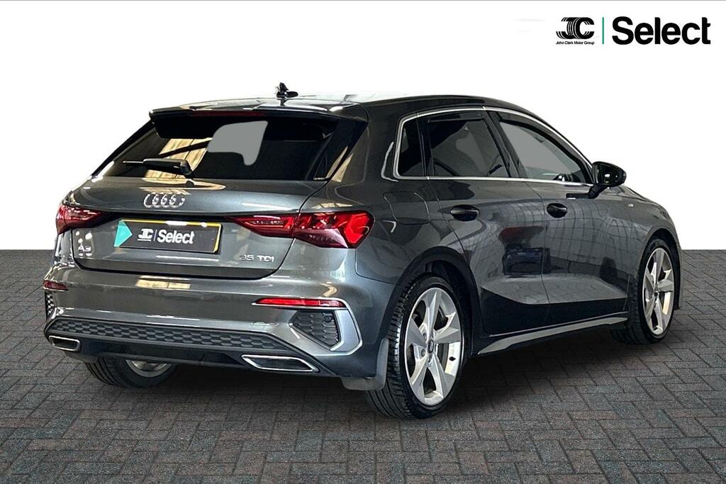 Audi A3 2.0 Tdi 35 S Line Sportback S Tronic Euro 6 Ss Grey #2