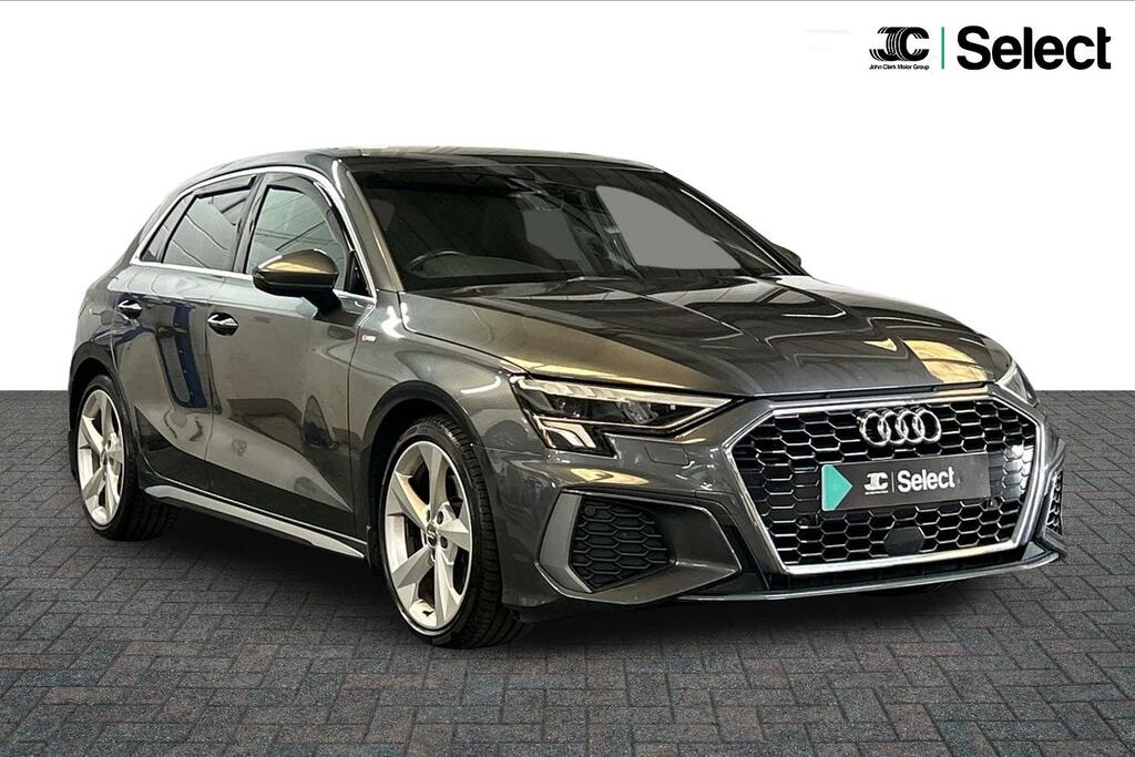 Audi A3 2.0 Tdi 35 S Line Sportback S Tronic Euro 6 Ss Grey