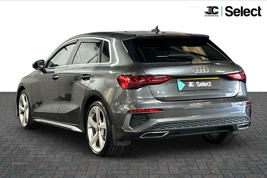 Audi A3 2.0 Tdi 35 S Line Sportback S Tronic Euro 6 Ss Grey #4