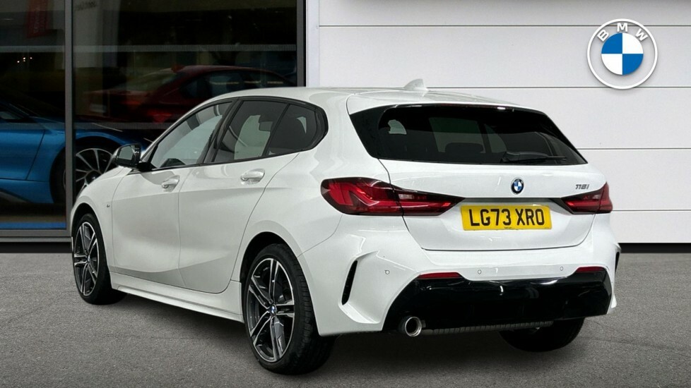 BMW 1 Series 118I M Sport LG73XRO White #2