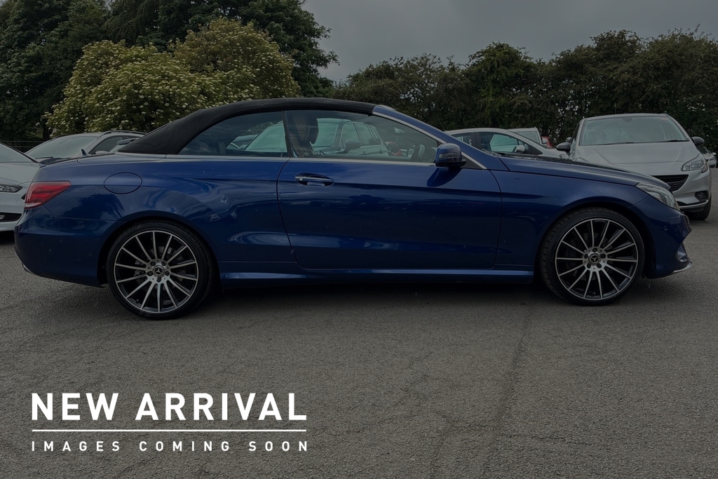 Mercedes-Benz E Class 2.1 E220d Amg Line Edition Premium Cabriolet G-t Blue #4