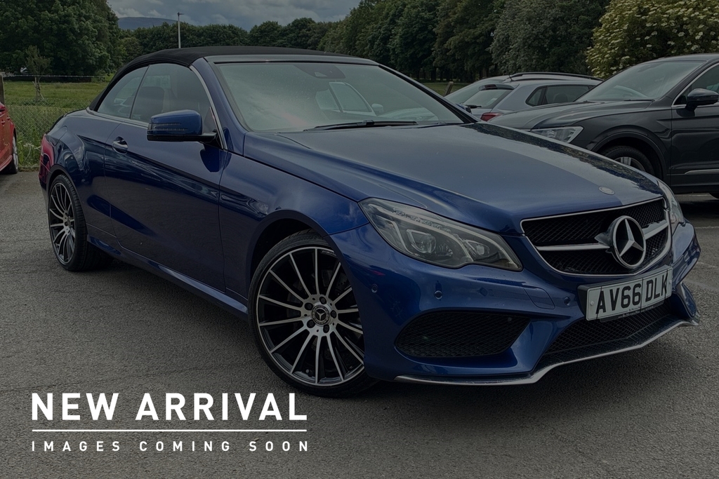 Mercedes-Benz E Class 2.1 E220d Amg Line Edition Premium Cabriolet G-t Blue