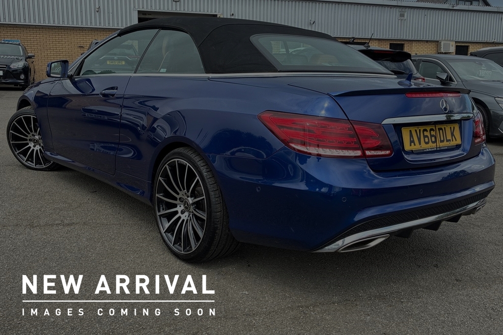 Mercedes-Benz E Class 2.1 E220d Amg Line Edition Premium Cabriolet G-t Blue #3
