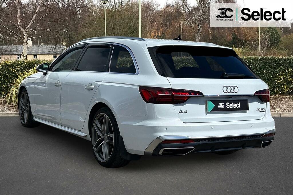 Audi A4 2.0 Tdi 40 S Line Estate S Tronic Quatt White #4