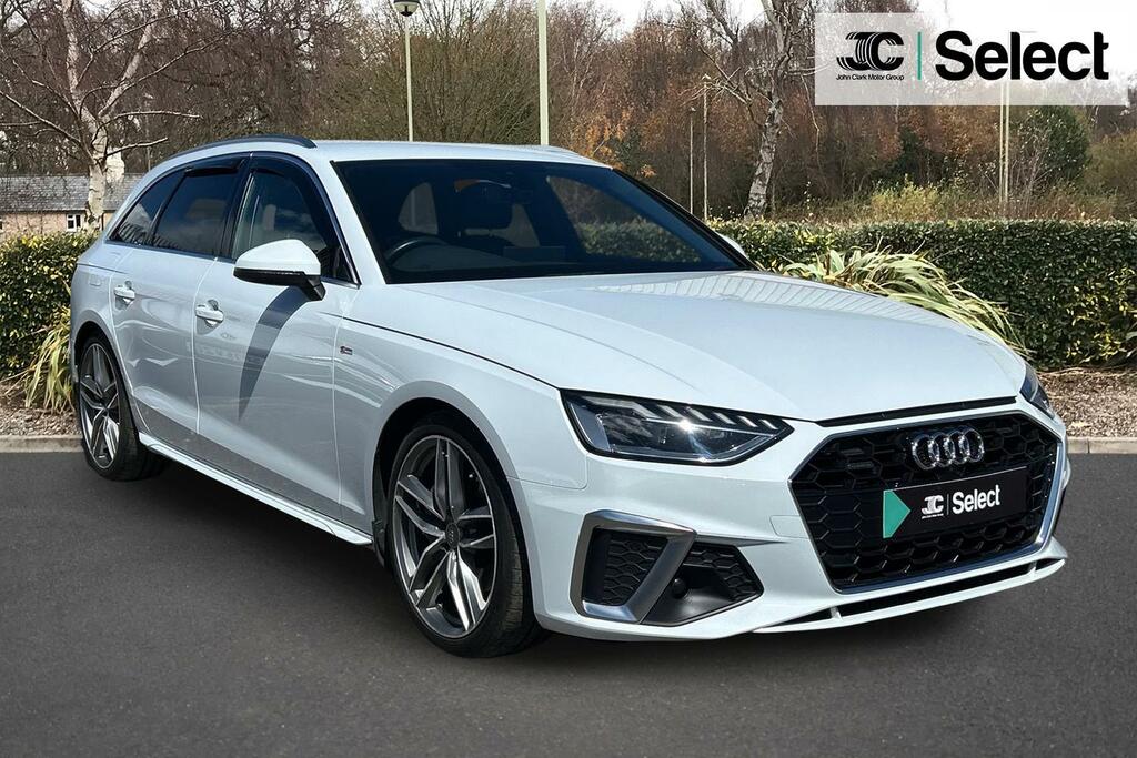 Audi A4 2.0 Tdi 40 S Line Estate S Tronic Quatt White