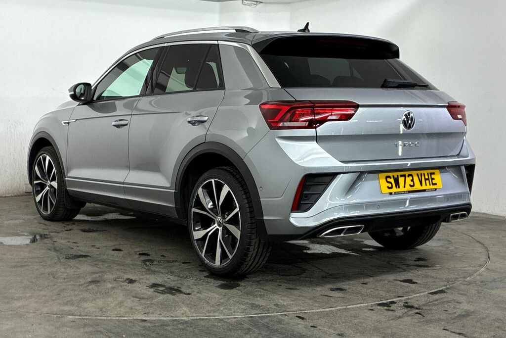 Volkswagen T-Roc 1.5 Tsi R-line Dsg Silver #3