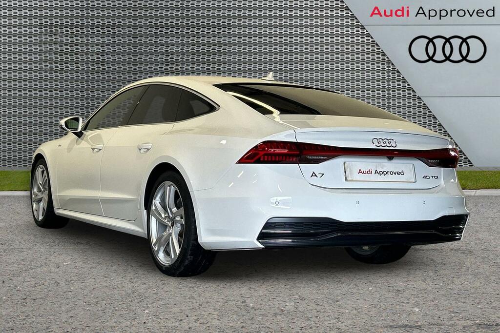 Audi A7 S Line 40 Tdi 204 Ps S Tronic White #3