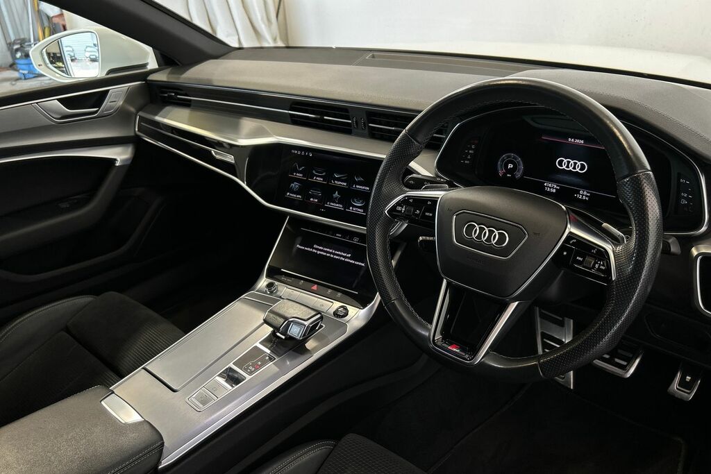 Audi A7 S Line 40 Tdi 204 Ps S Tronic White #6