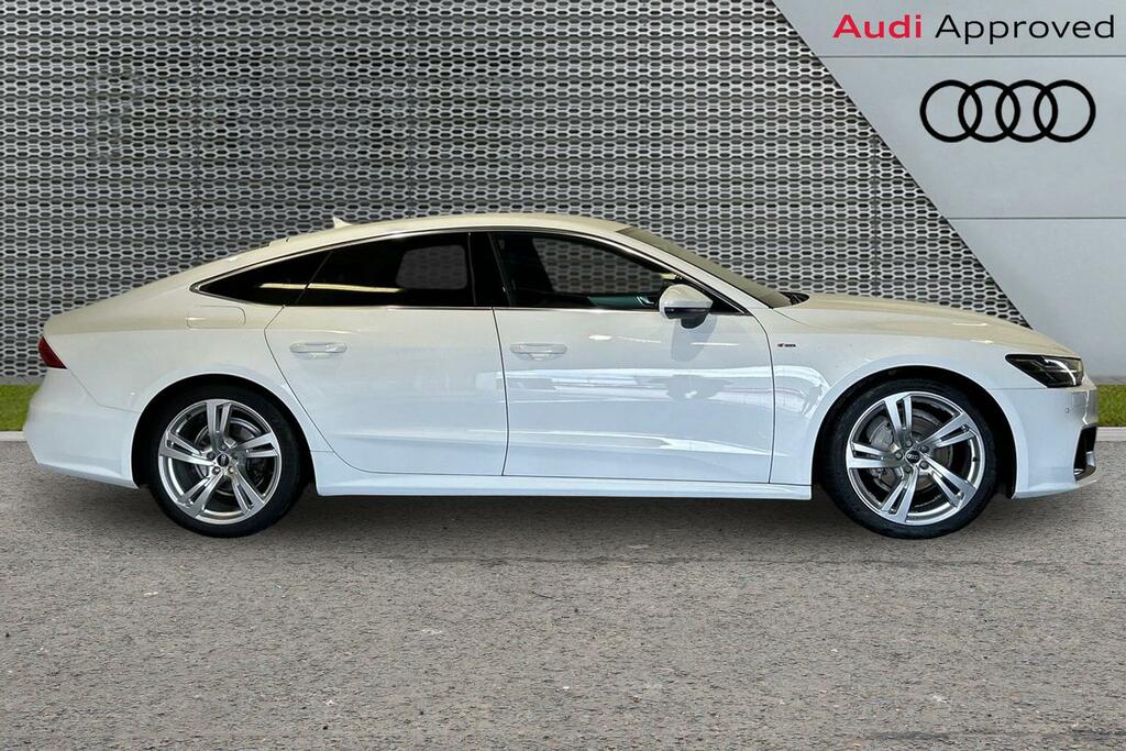 Audi A7 S Line 40 Tdi 204 Ps S Tronic White #4