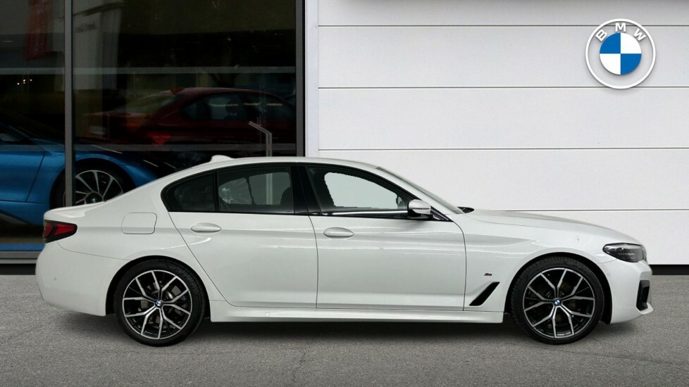 BMW 5 Series 2.0 520D Mht M Sport Steptronic Euro 6 Ss White #3