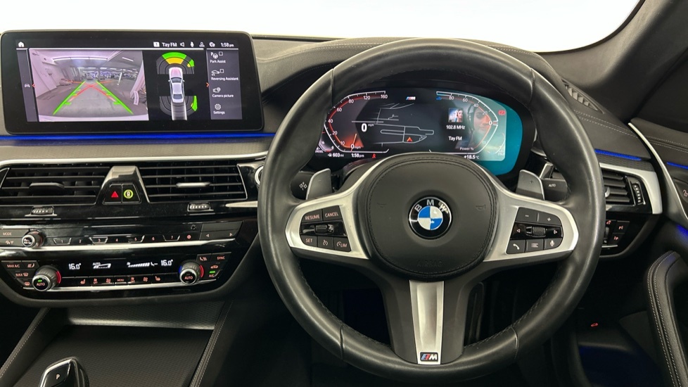 BMW 5 Series 2.0 520D Mht M Sport Steptronic Euro 6 Ss White #5