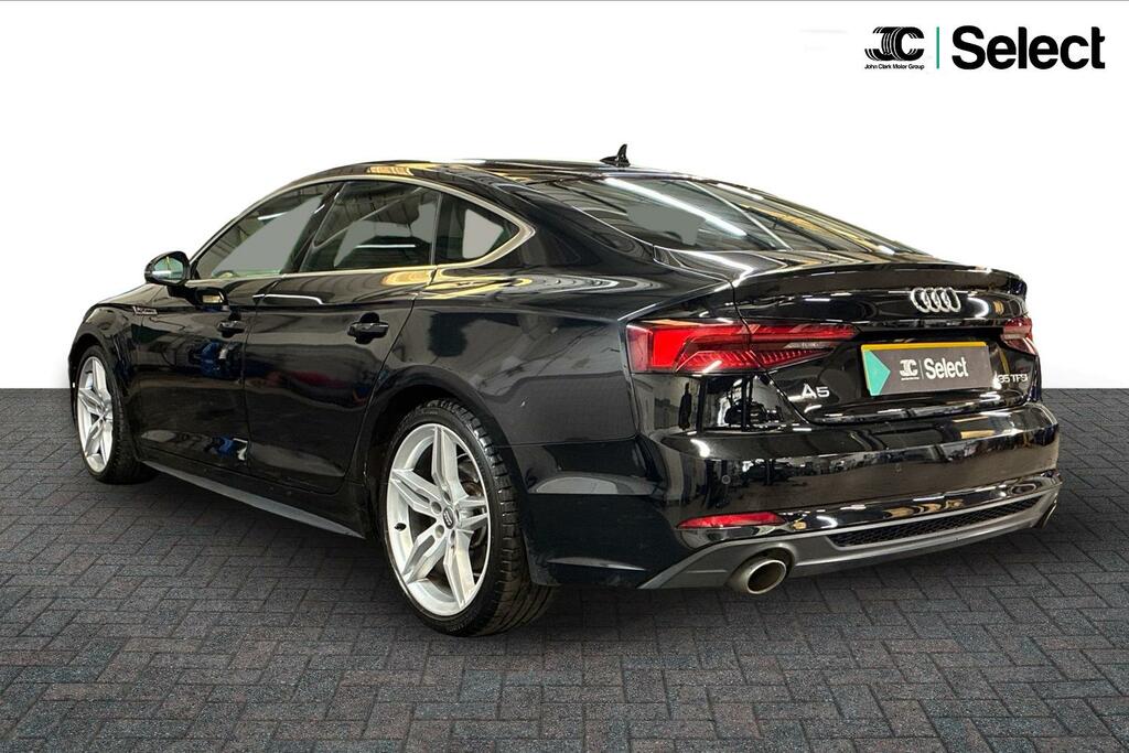 Audi A5 2.0 Tfsi 35 S Line Sportback S Tronic Euro 6 Ss YD68RMK Black #4