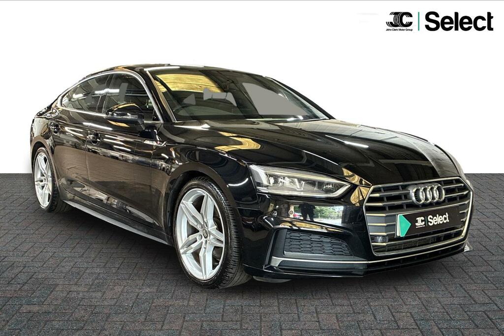 Audi A5 2.0 Tfsi 35 S Line Sportback S Tronic Euro 6 Ss YD68RMK Black