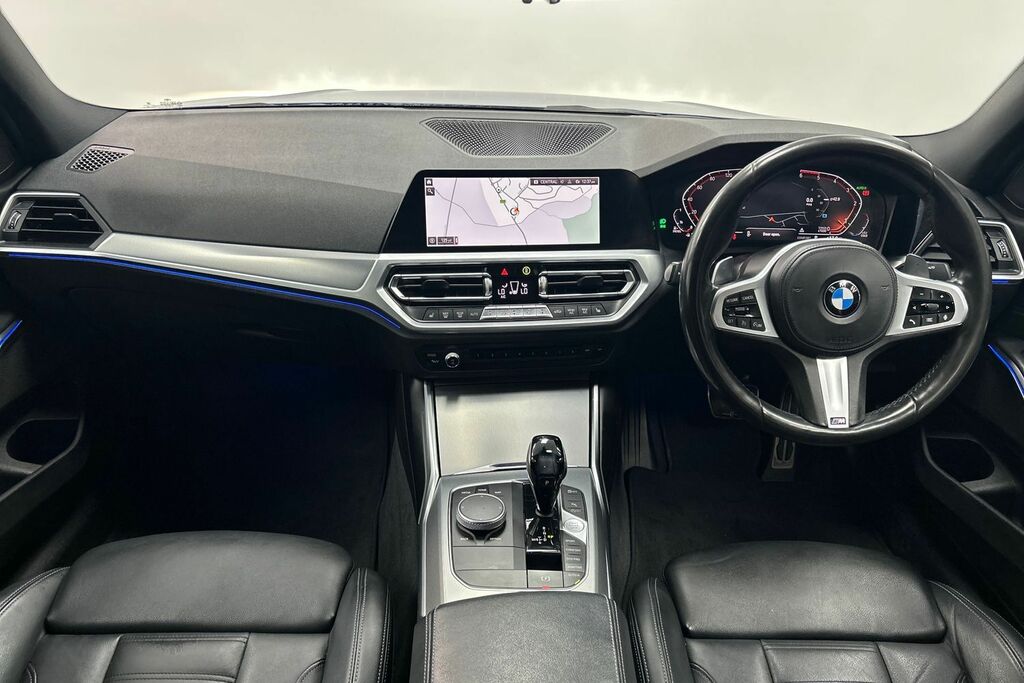 BMW 3 Series 2.0 320D M Sport Saloon Xdrive Eur Blue #5