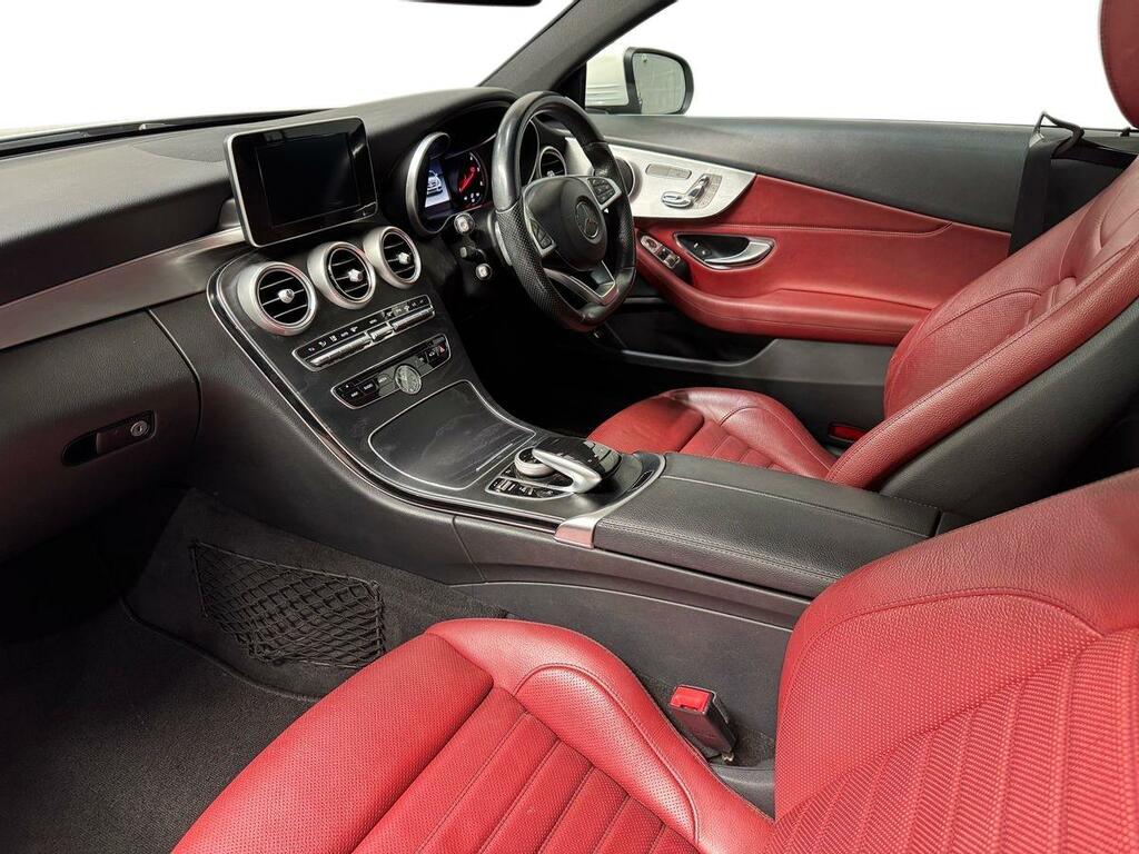 Mercedes-Benz C Class C220d Amg Line Premium PO66XMR White #2