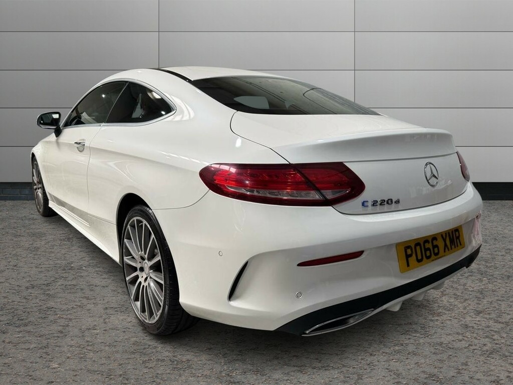 Mercedes-Benz C Class C220d Amg Line Premium PO66XMR White #3