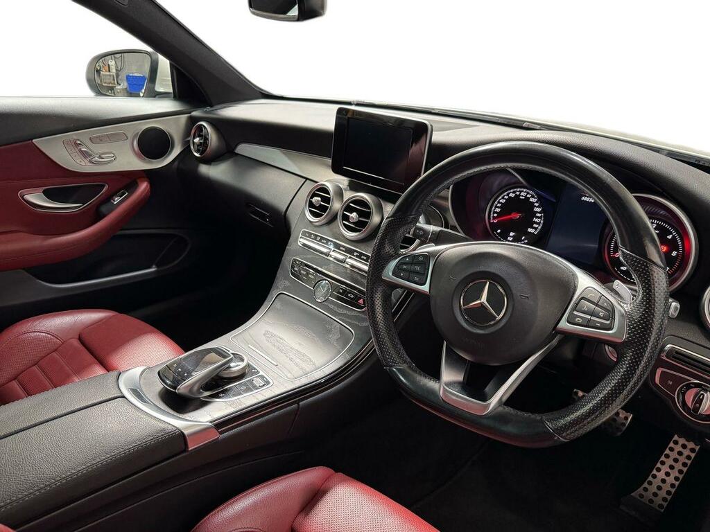 Mercedes-Benz C Class C220d Amg Line Premium PO66XMR White #6