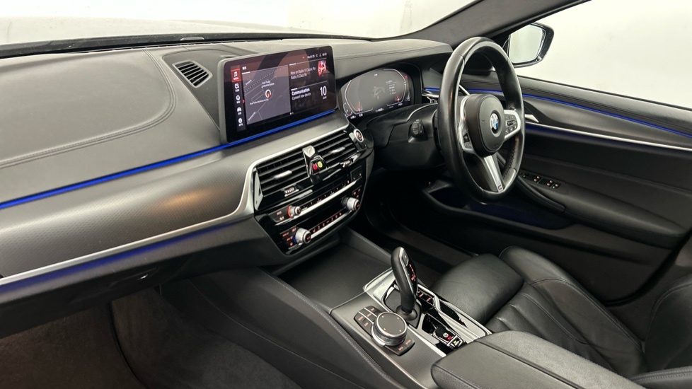 BMW 5 Series Black #7