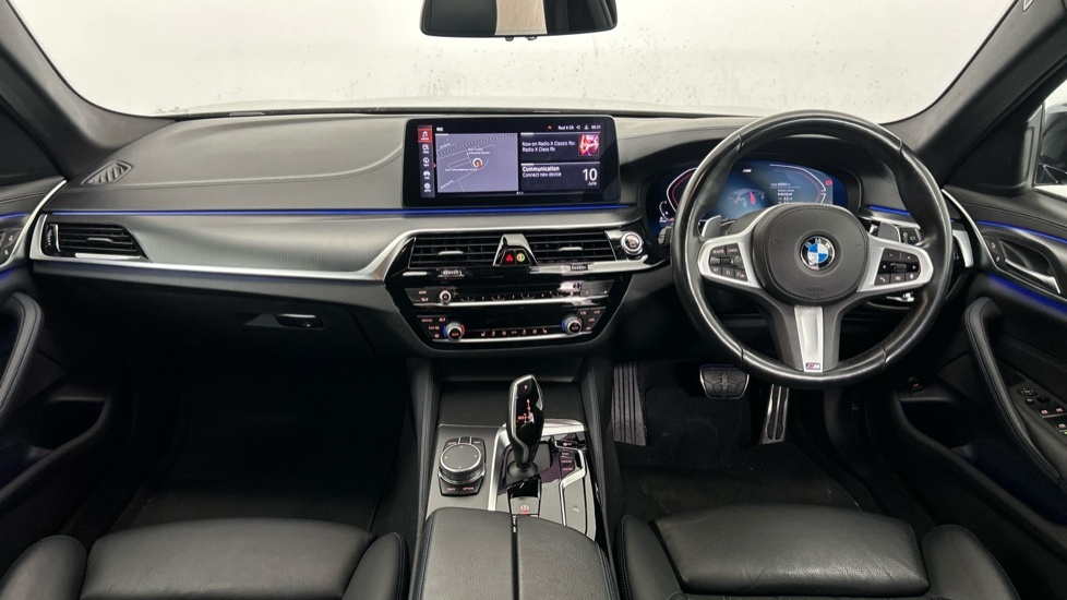 BMW 5 Series 530D Xdrive M Sport Touring Black #4