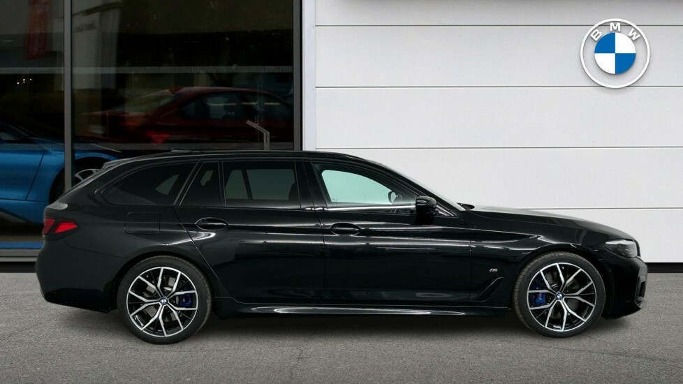 BMW 5 Series 530D Xdrive M Sport Touring Black #3