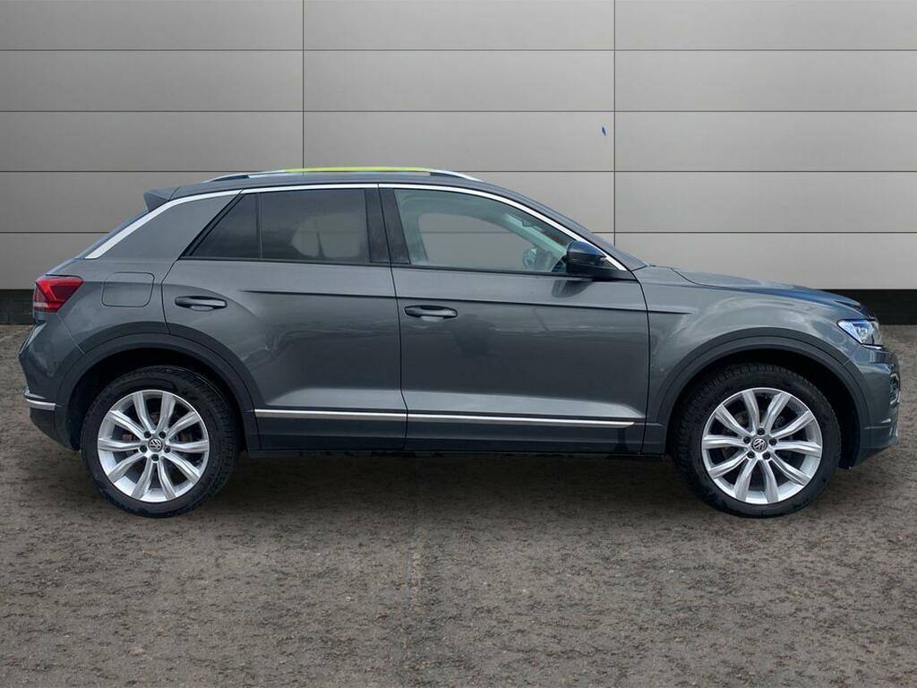 Volkswagen T-Roc 1.5 Tsi Evo Sel Grey #4