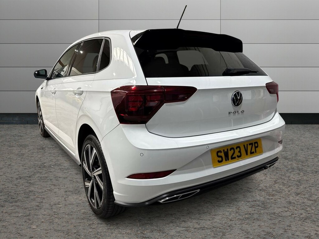 Volkswagen Polo 1.0 Tsi 110 R-line Dsg SW23VZP White #3
