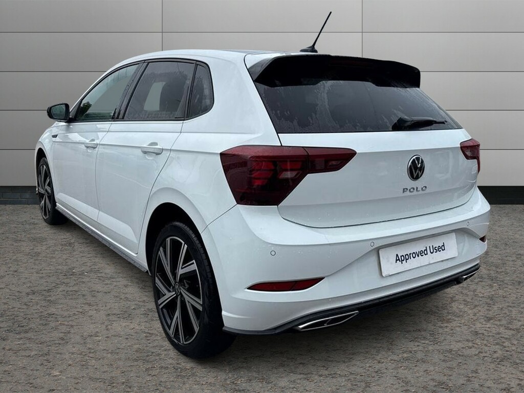 Volkswagen Polo 1.0 Tsi 110 R-line Dsg White #3