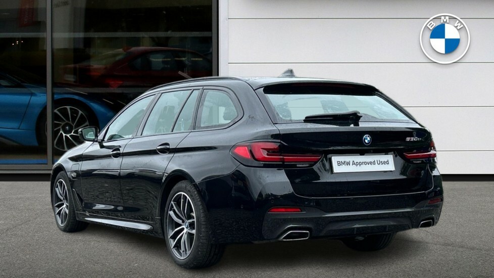 BMW 5 Series 2.0 530E 12Kwh M Sport Touring Steptronic Euro 6 Black #2