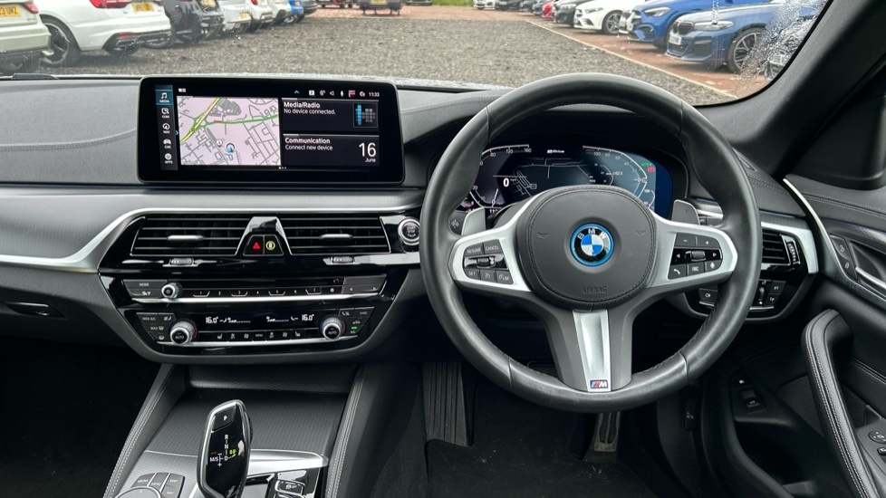 BMW 5 Series 2.0 530E 12Kwh M Sport Touring Steptronic Euro 6 Black #5