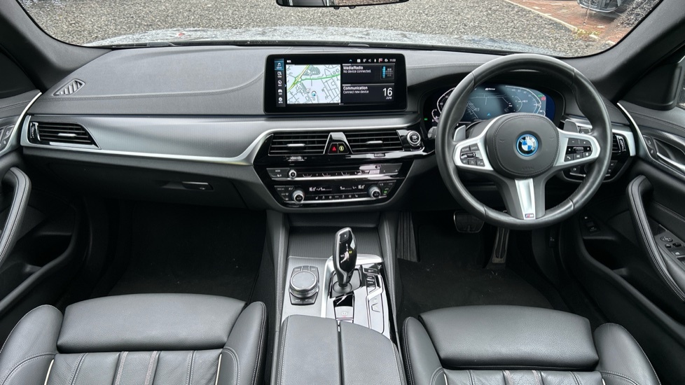BMW 5 Series 2.0 530E 12Kwh M Sport Touring Steptronic Euro 6 Black #4