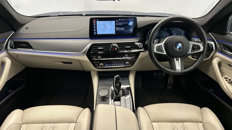BMW 5 Series 540I Xdrive M Sport Touring Blue #4