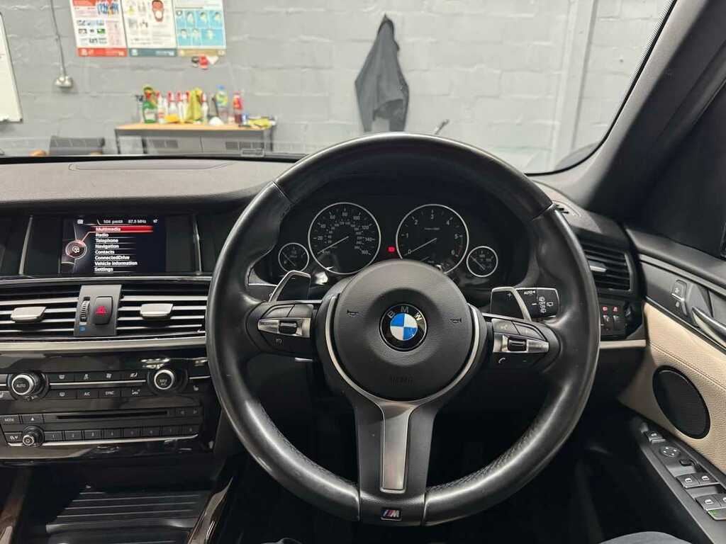 BMW X3 X3 Xdrive20d M Sport White #13