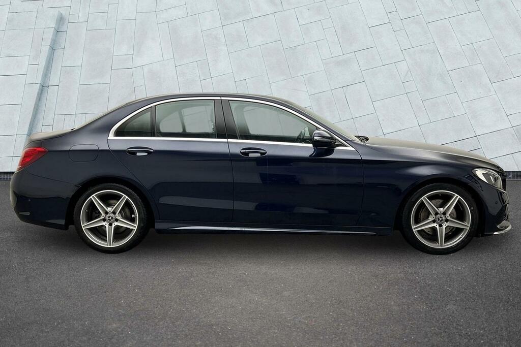 Mercedes-Benz C Class 2.1 C220d Amg Line Saloon G-tronic Eur Blue #3