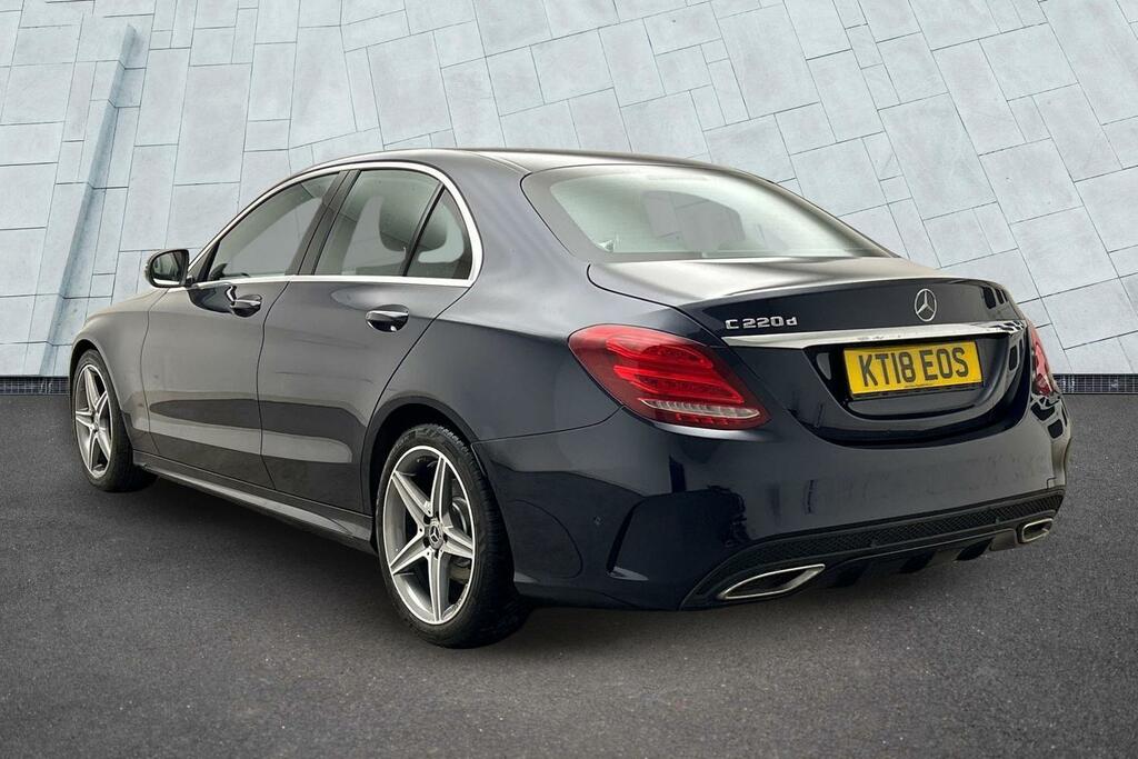 Mercedes-Benz C Class 2.1 C220d Amg Line Saloon G-tronic Eur Blue #2
