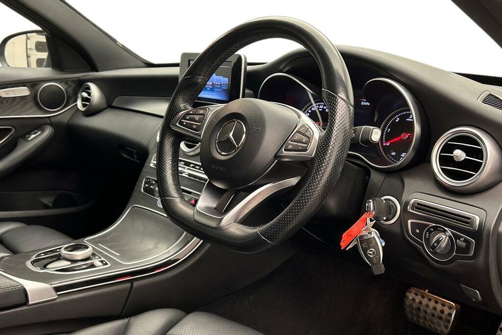 Mercedes-Benz C Class 2.1 C220d Amg Line Saloon G-tronic Eur Blue #6