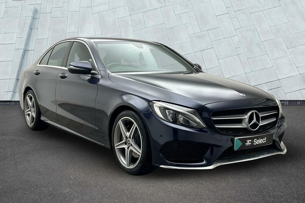 Mercedes-Benz C Class 2.1 C220d Amg Line Saloon G-tronic Eur Blue
