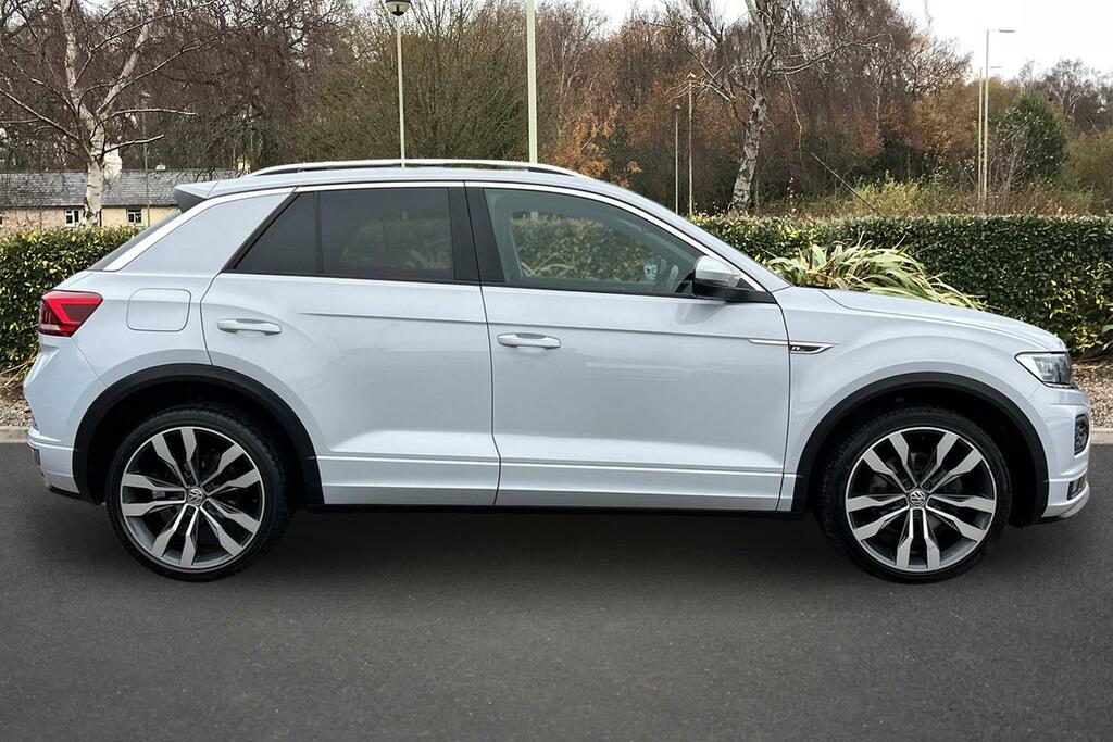 Volkswagen T-Roc 1.5 Tsi Evo R-line Dsg White #4