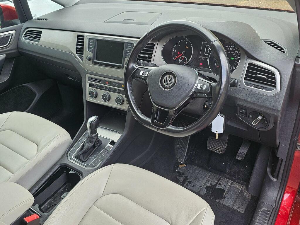 Volkswagen Golf SV 2.0 Tdi Bluemotion Tech Se Dsg Euro 6 Ss Red #5