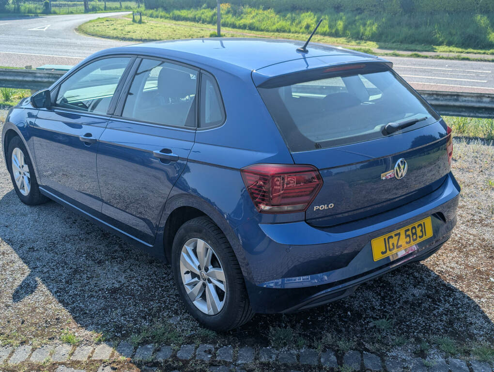 Volkswagen Polo 1.0 Tsi 95 Se Dsg JGZ5831 Blue #6