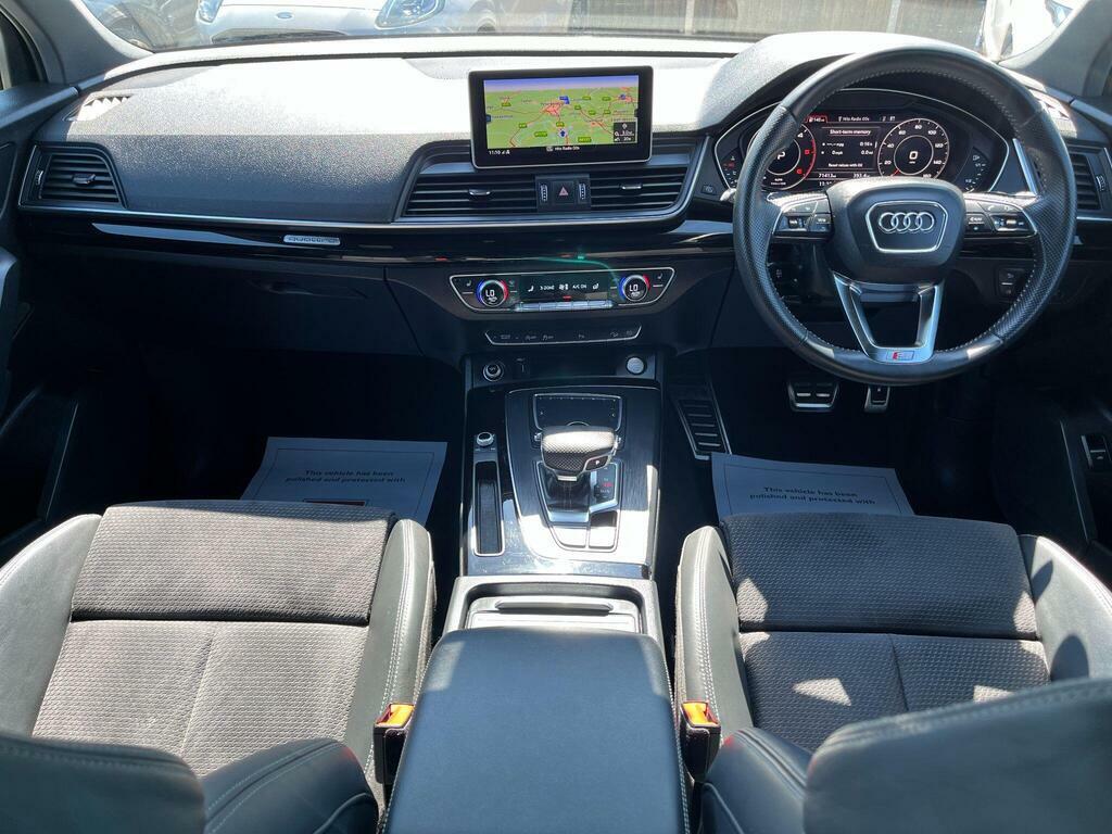 Audi Q5 2.0 Tdi 40 S Line S Tronic Quattro Euro 6 S S A068ORW White #6